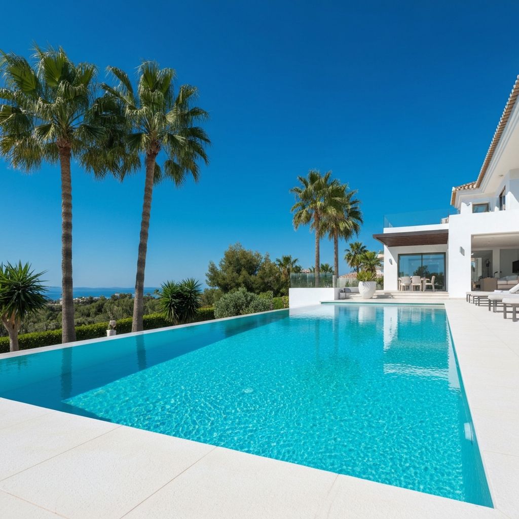 Piscina de diseño premium en Marbella